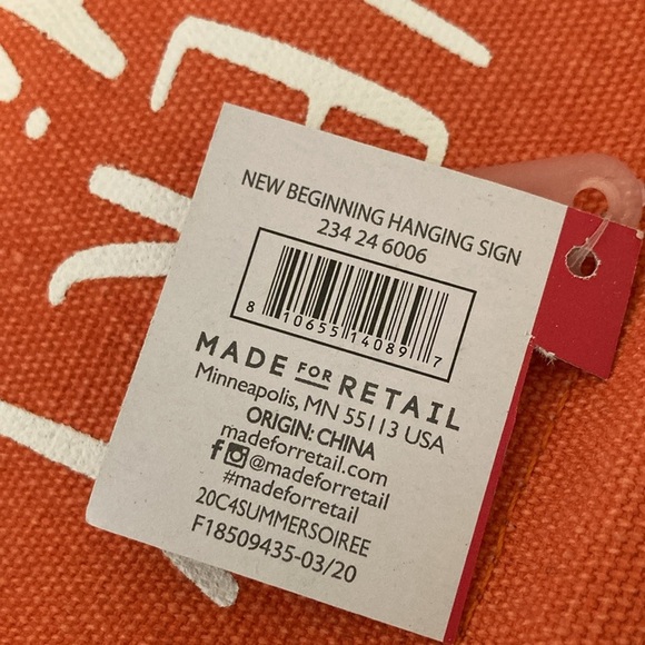 Target BP Every Ending Is A New Beginning Hanging Sign - Picture 4 of 6